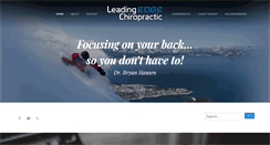 Desktop Screenshot of leadingedgechiro.com